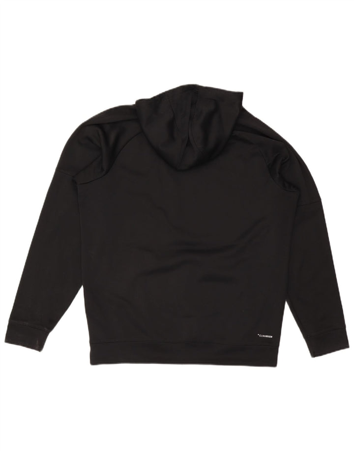 Adidas Climawarm Graphic Hoodie Pulover mare, negru, poliester