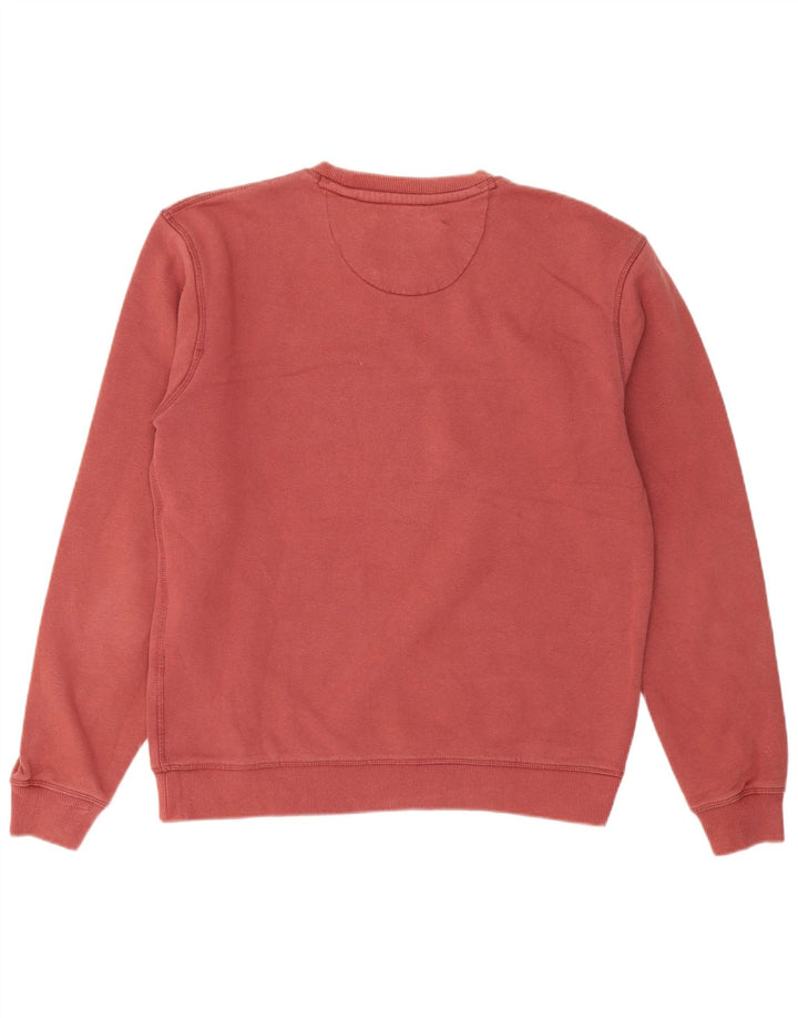 Pulover Jack Wills pentru bărbați, bumbac mediu burgundă