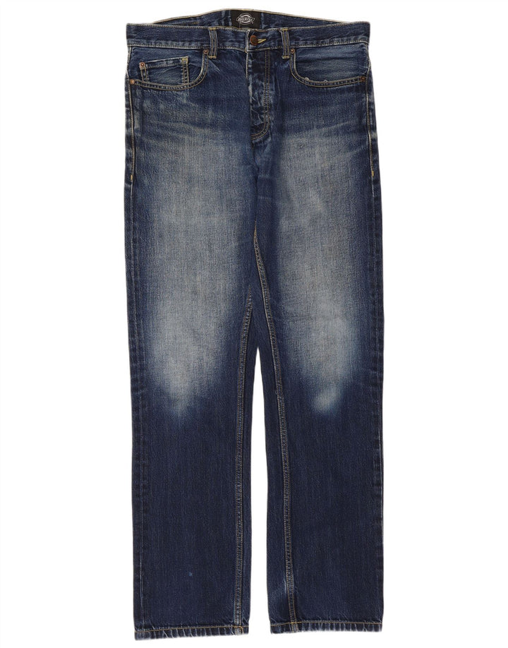 Blugi drepti pentru bărbați Dickies W33 L34 Bumbac albastru