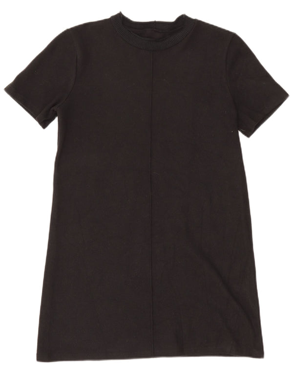 Rochie Pulover pentru Damă Zara UK 14 Medium Negru Poliester