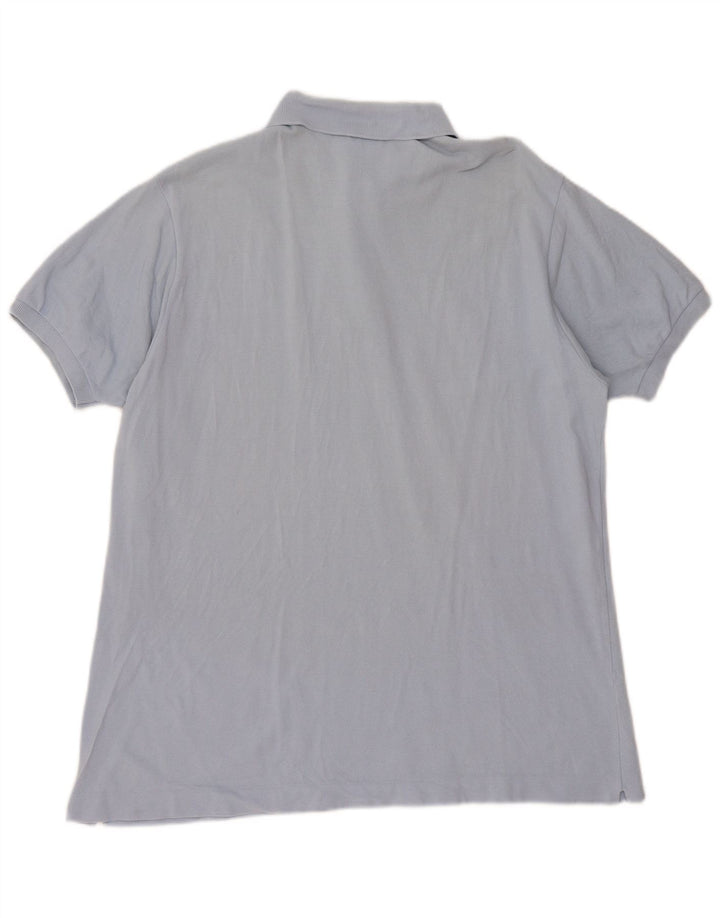 Tricou polo pentru bărbați LACOSTE Mărimea 7 2XL Bumbac albastru