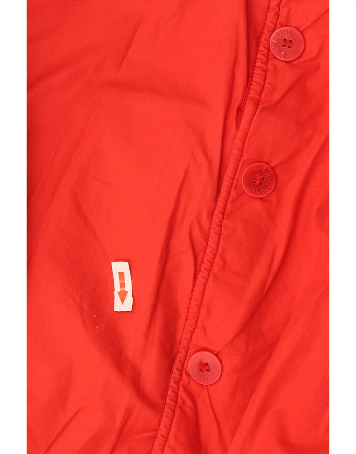 Jachetă vintage pentru bărbați reversibilă UK 40 mare, lână roșie