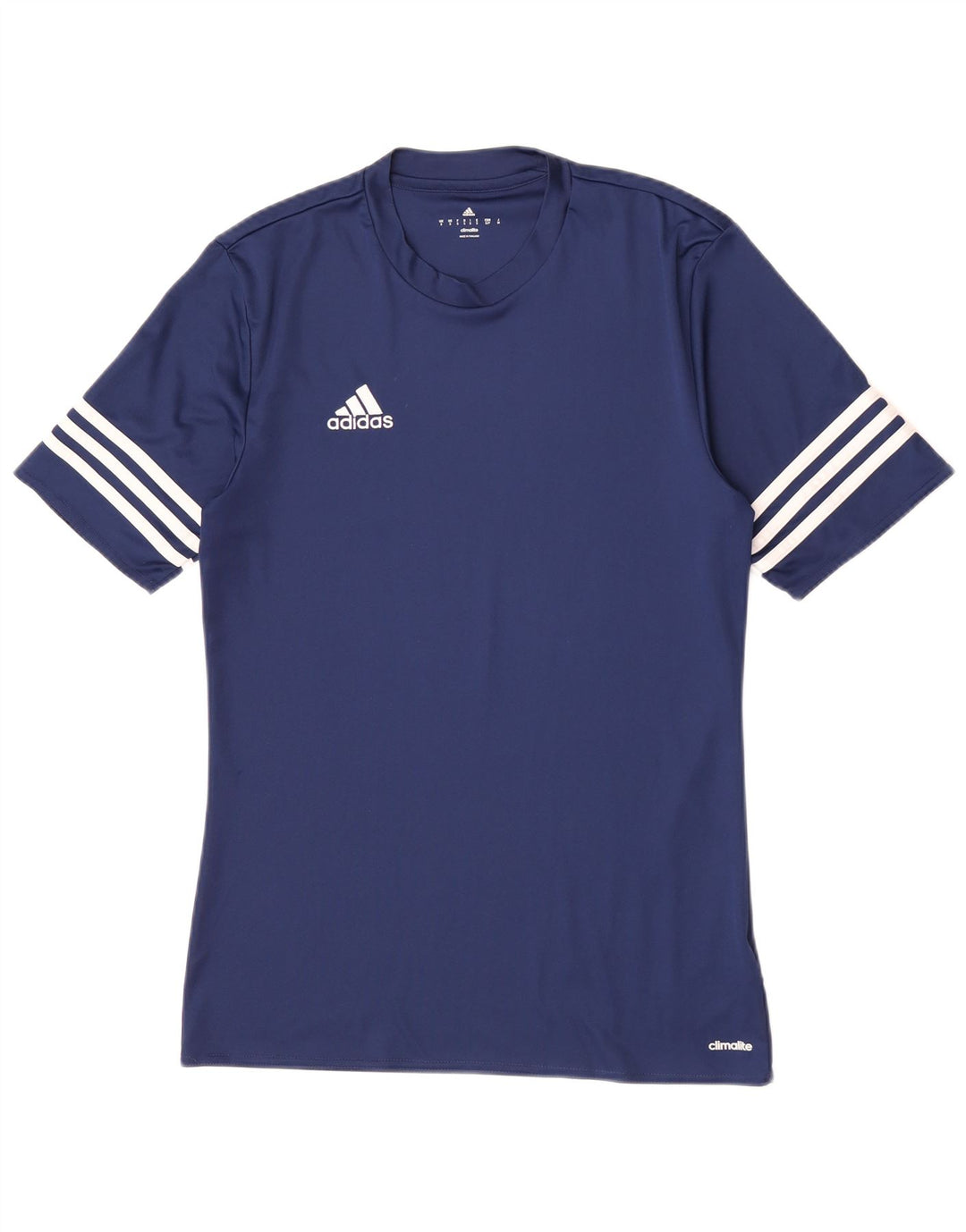Tricou Adidas Climalite pentru bărbați Top mic, poliester bleumarin