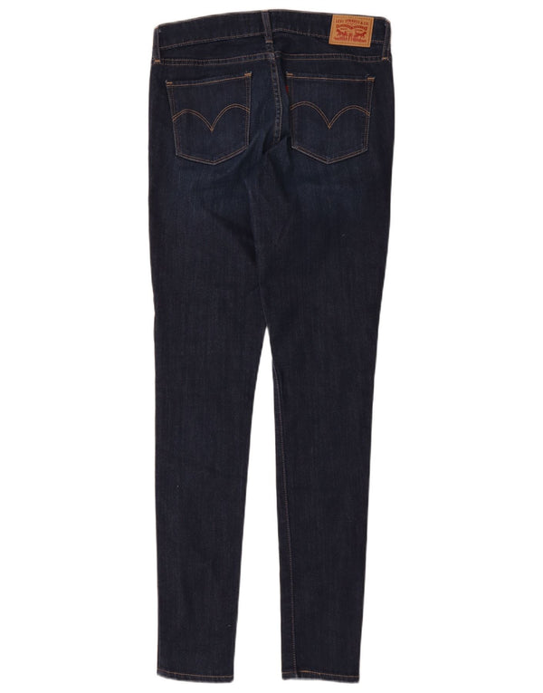 Blugi skinny 711 Levi's pentru femei W27 L31 bumbac bleumarin