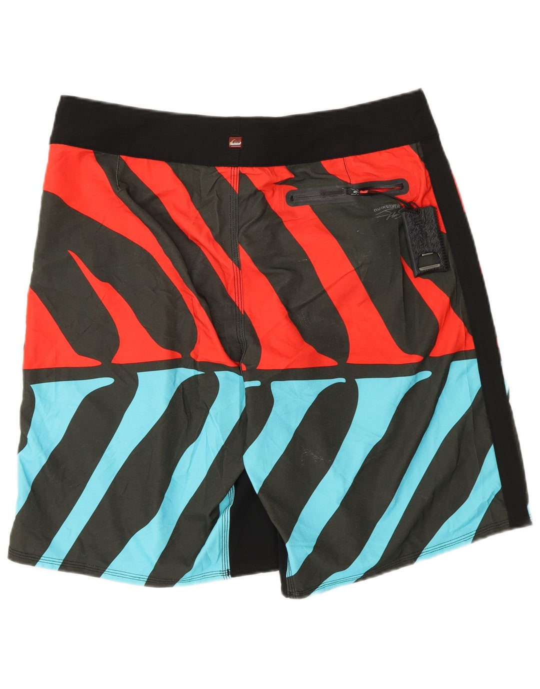 Pantaloni scurți de înot QUIKSILVER pentru bărbați, poliester cu dungi mari, multicolore