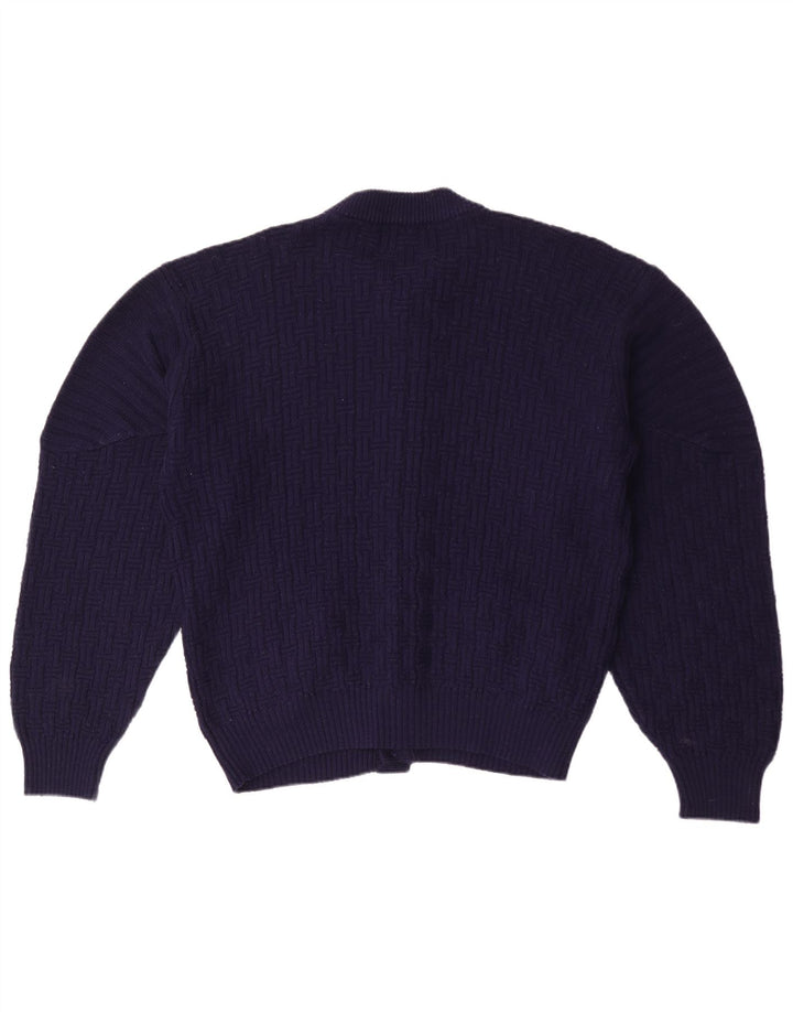Pulover cardigan pentru bărbați Niki Line, mare bleumarin