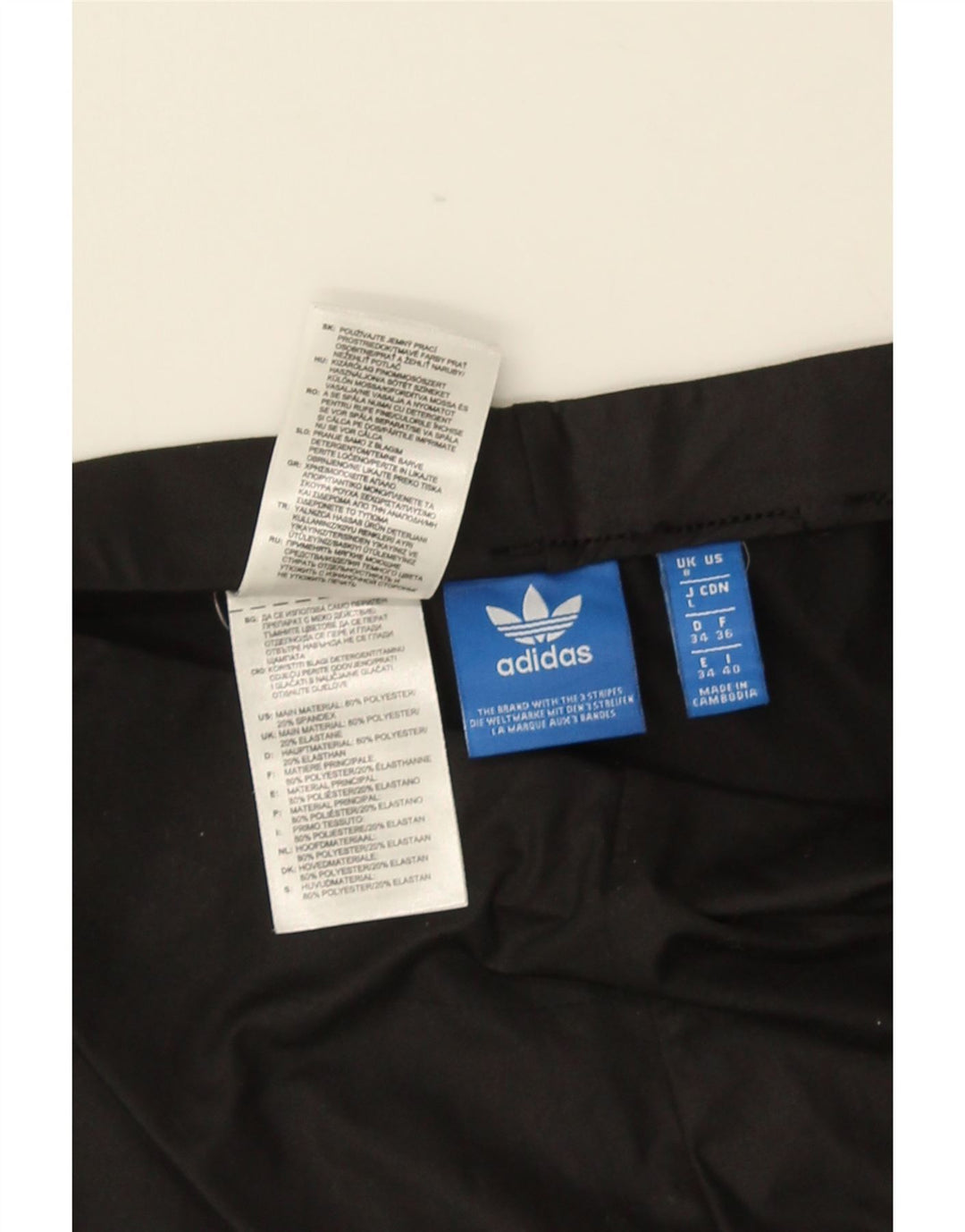 Leggings pentru femei ADIDAS UK 8, poliester negru mic