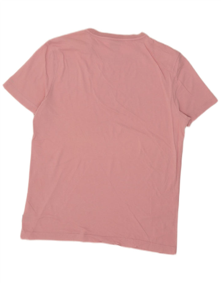 Tricou grafic pentru bărbați G-Star Top mare bumbac roz