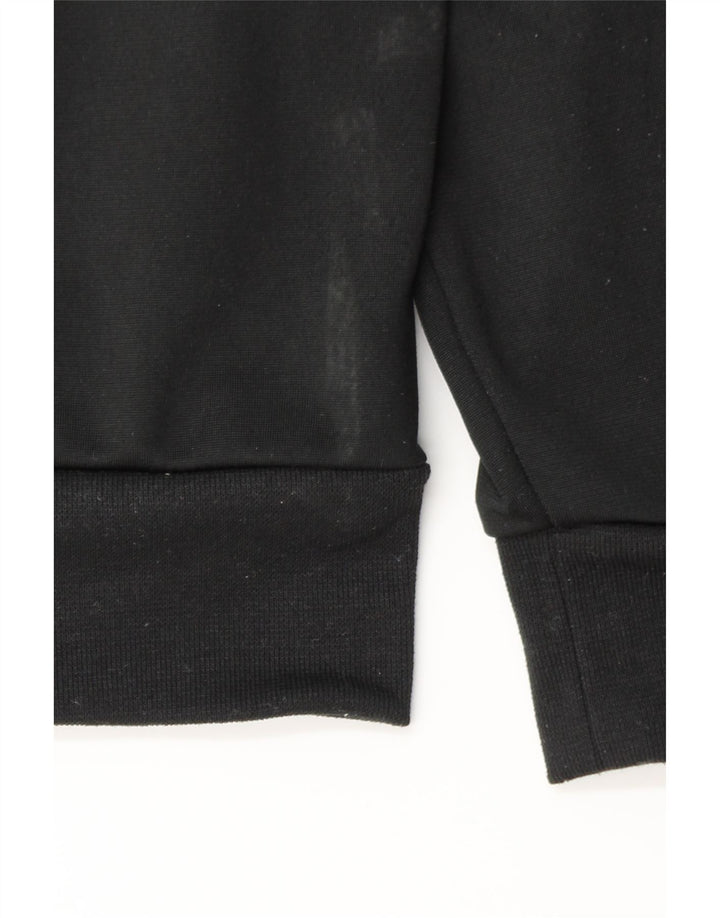 ADIDAS Boys Tracksuit Top Jacket 13-14 Years Black Polyester Vintage Adidas and Second-Hand Adidas from Messina Hembry 