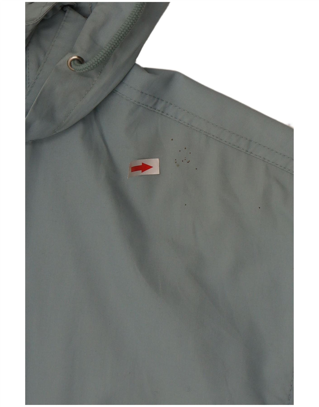 Jachetă vintage cu glugă pentru femei UK 18 XL Albastru