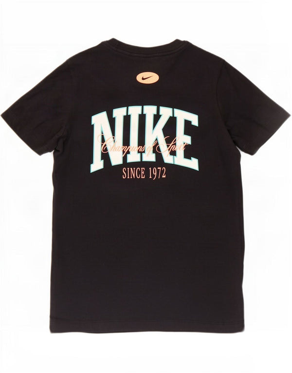 Tricou grafic Nike pentru femei Top UK 14 Large Negru