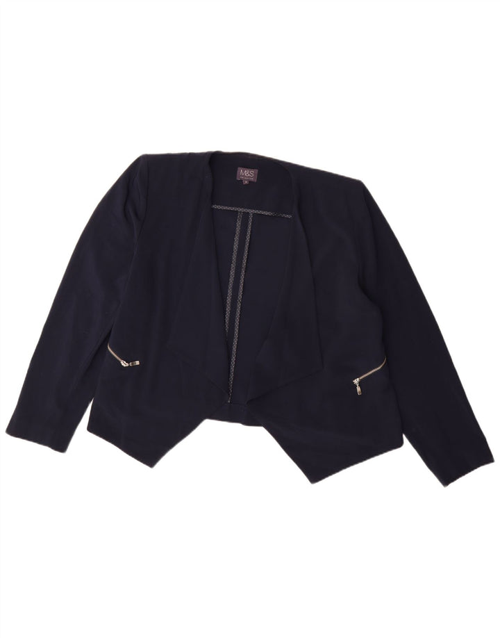 Top bolero pentru femei Marks & Spencer UK 16 mare poliester bleumarin