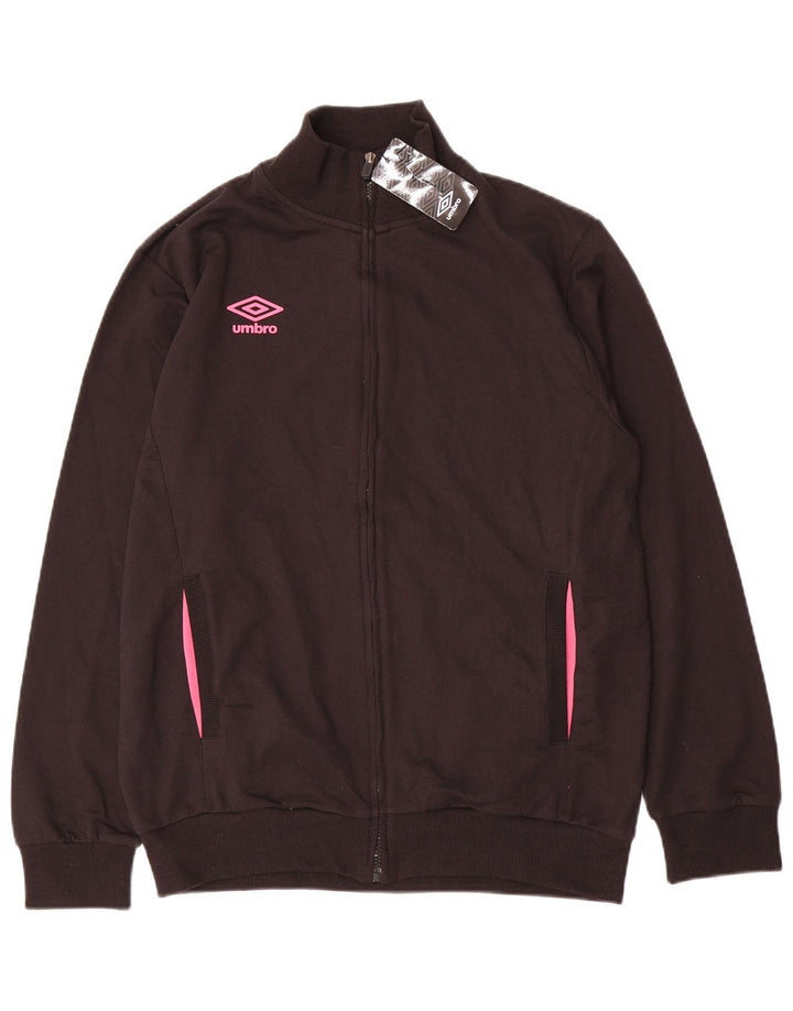 Jachetă de trening pentru bărbați Umbro IT 52, bumbac negru mare