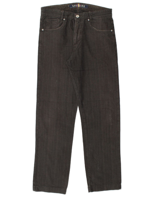 Navigare Pantaloni drepti pentru bărbați IT 48 Medium W32 L31 Black Chevron
