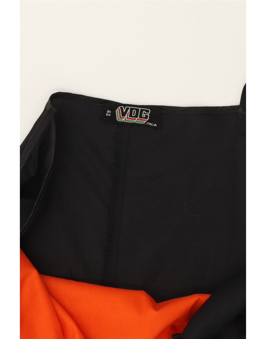 VOG Womens Slip Dress IT 42 Medium Black Colourblock Vintage VOG and Second-Hand VOG from Messina Hembry 
