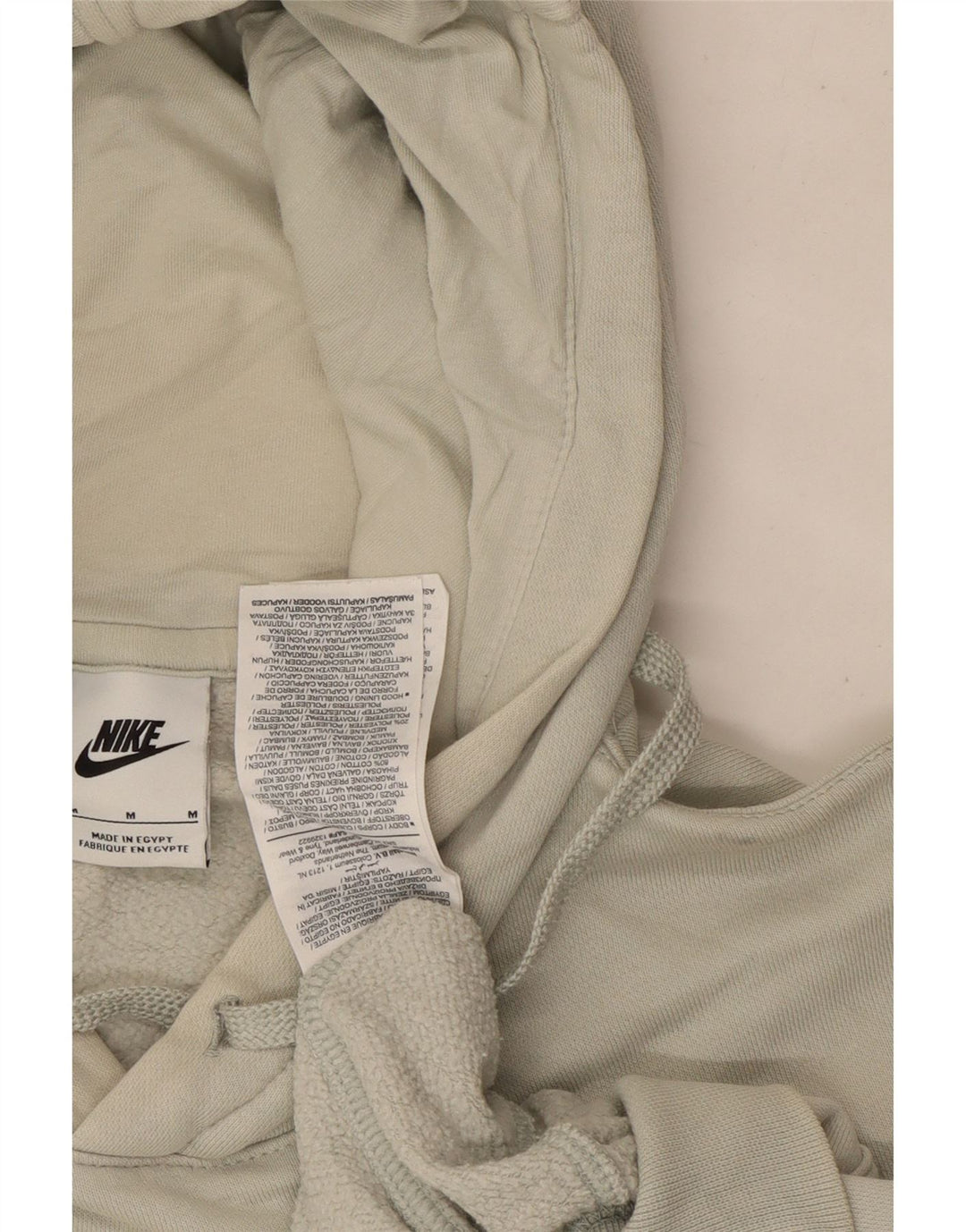 Pulover Nike pentru bărbați, bumbac verde mediu
