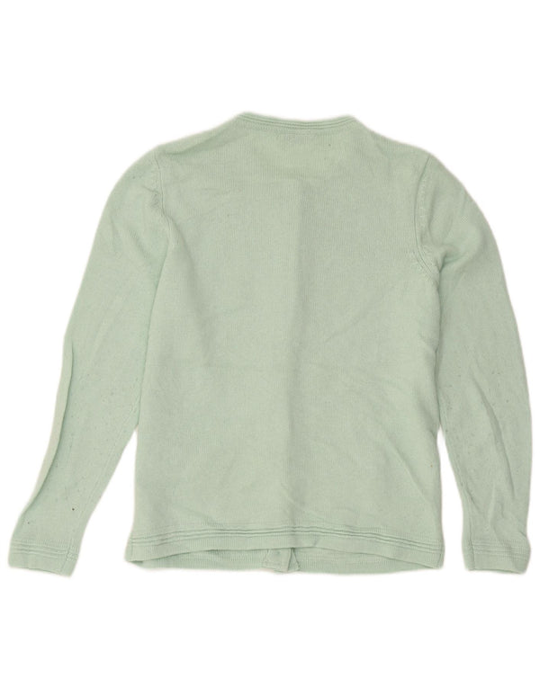 Pulover cardigan pentru femei Marks & Spencer UK 12 verde mediu acrilic
