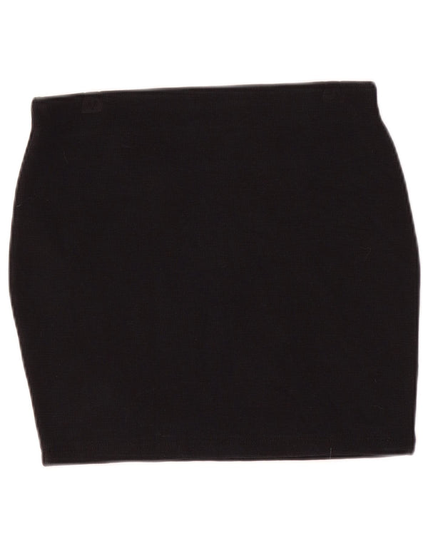 Fusta Mini Trafaluc pentru Femei Zara Mediu W28 Bumbac Bleumarin