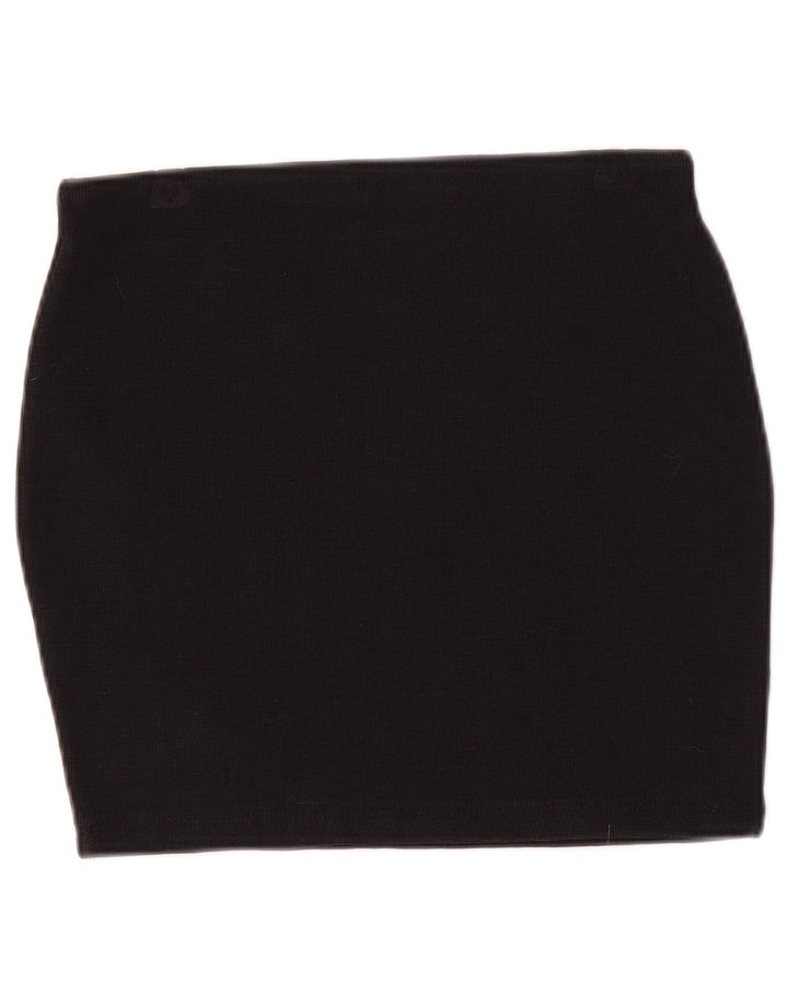 Fusta Mini Trafaluc pentru Femei Zara Mediu W28 Bumbac Bleumarin