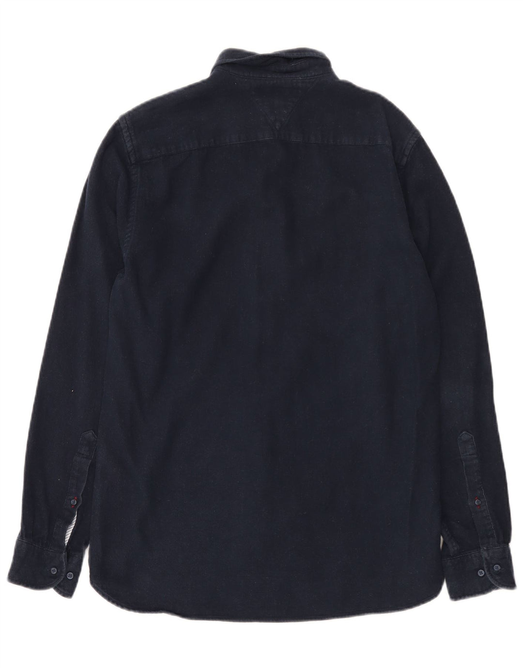 Cămașă de flanel pentru bărbați Tommy Hilfiger, bumbac, albastru bleumarin