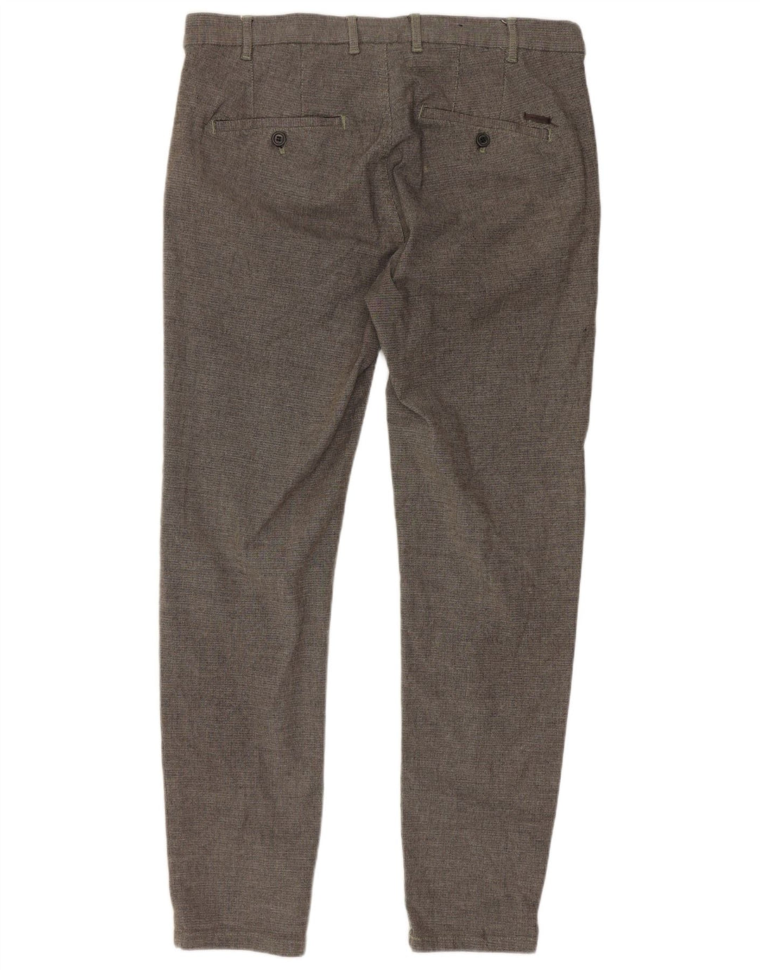 Pantaloni chino slim pentru femei Zara EU 42 Large W32 L28 Gri Poliester