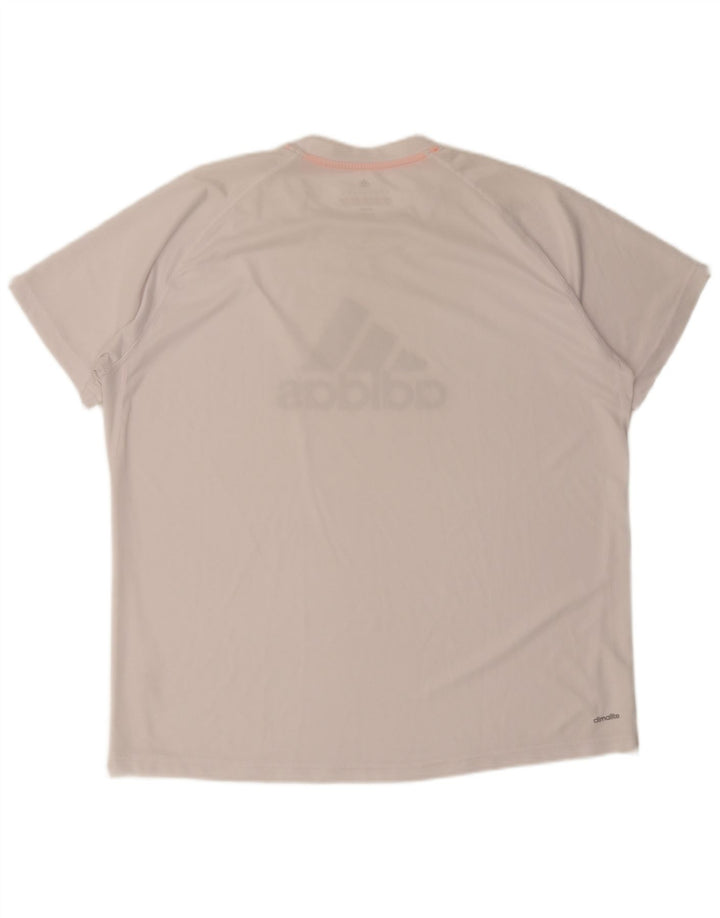 Tricou grafic pentru bărbați Adidas Top 2XL Alb
