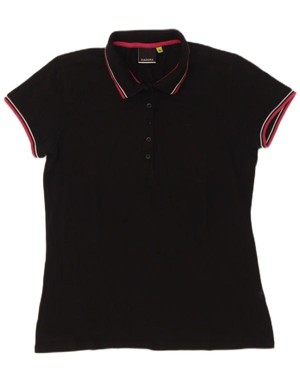 Tricou polo Diadora pentru femei UK 18 XL negru
