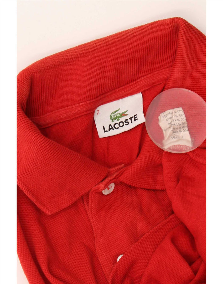 Tricou polo pentru bărbați Lacoste Mărimea 2 XS Bumbac roșu