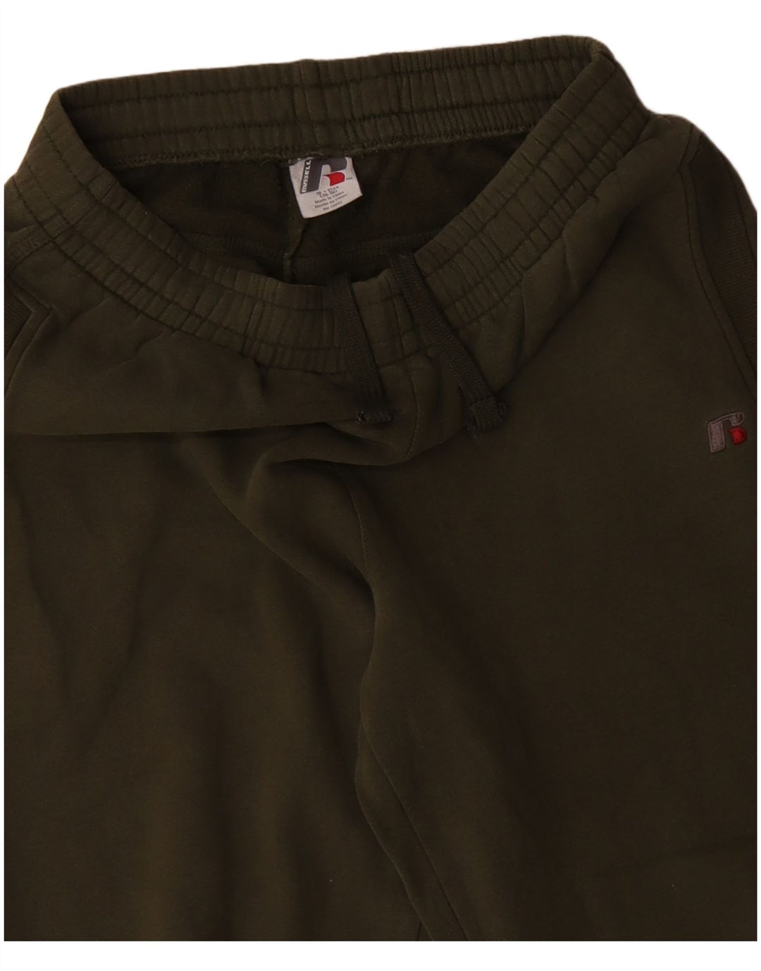 RUSSELL ATHLETIC Pantaloni de trening pentru bărbați, bumbac verde mic