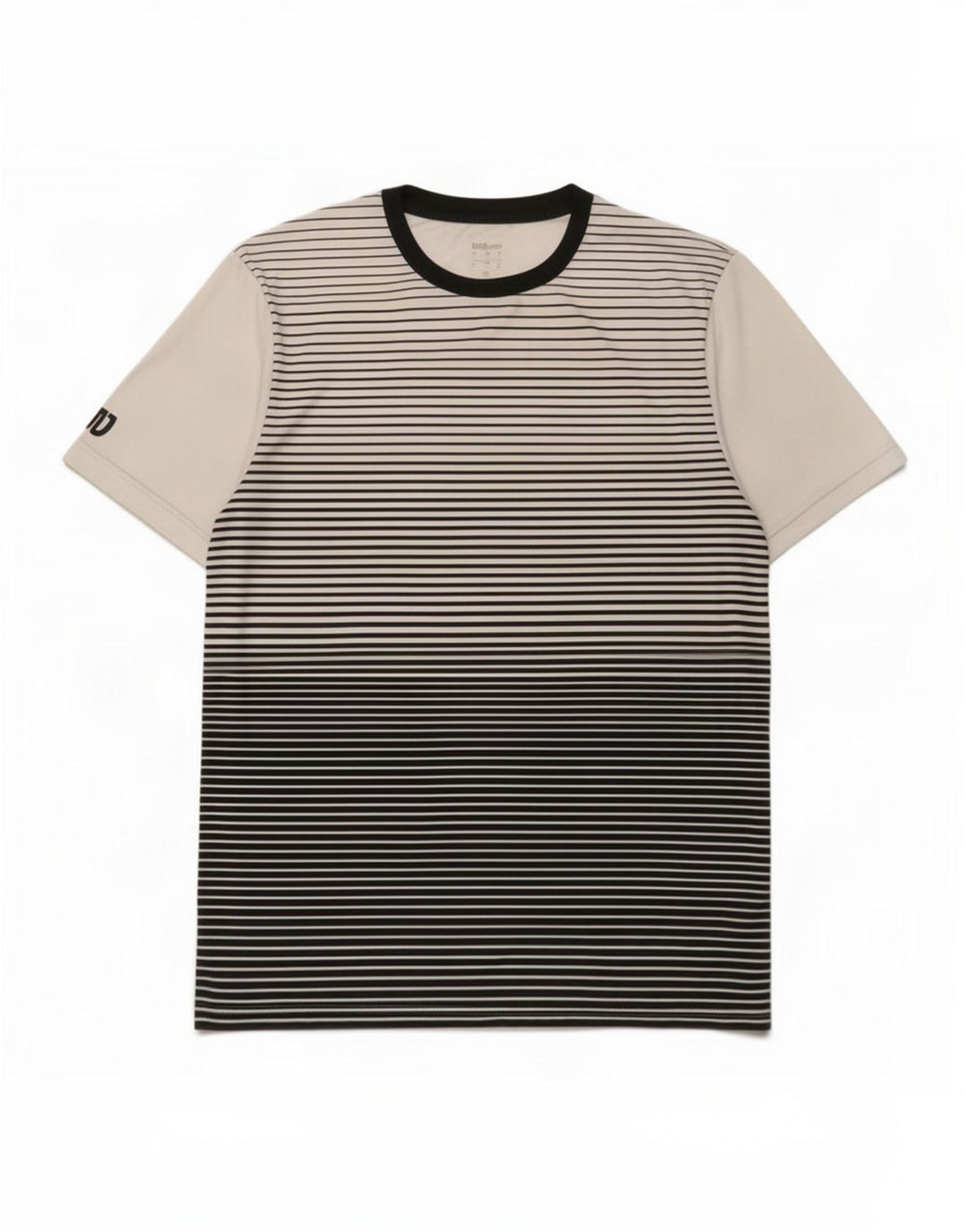 Tricou pentru bărbați Wilson Top mare poliester cu dungi albe