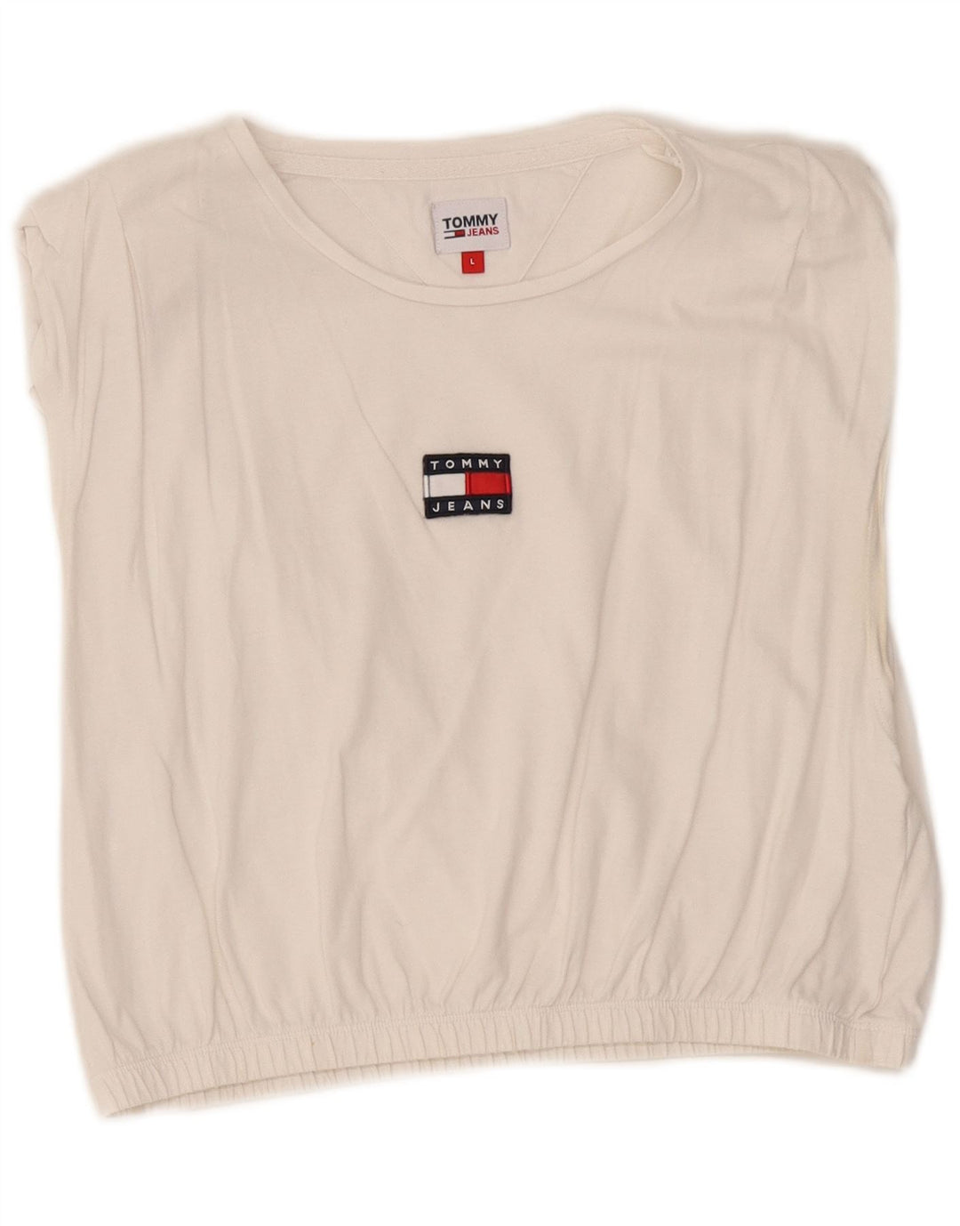 Top cu vestă crop pentru femei Tommy Hilfiger UK 14 Large White