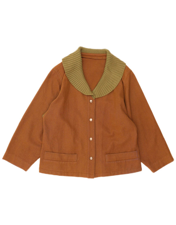 Blazer vintage pentru femei UK 16 mare maro