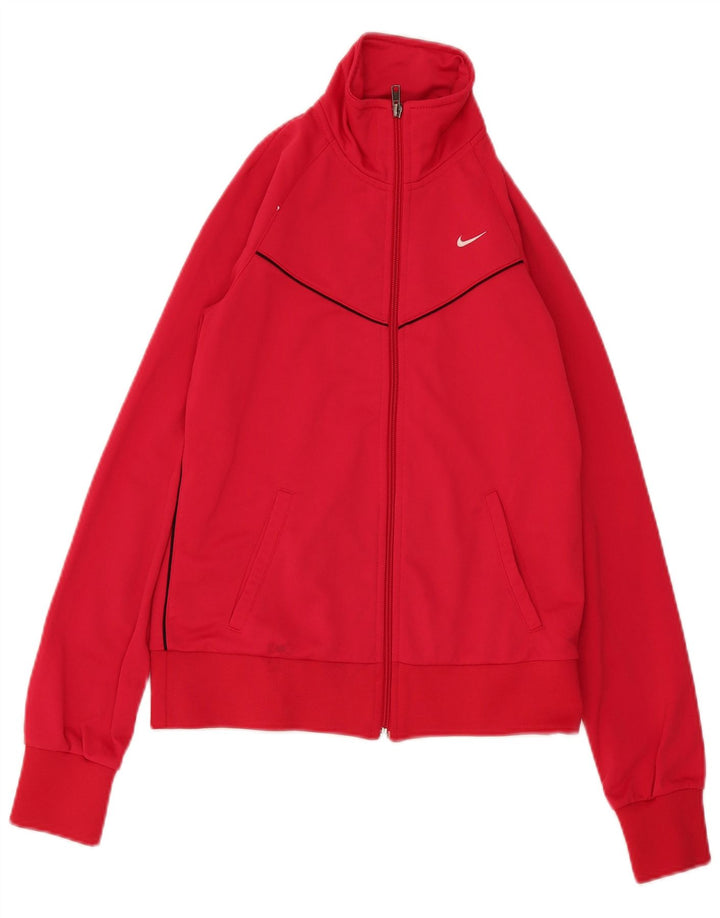 Jachetă de trening pentru femei Nike UK 12 Poliester roz mediu