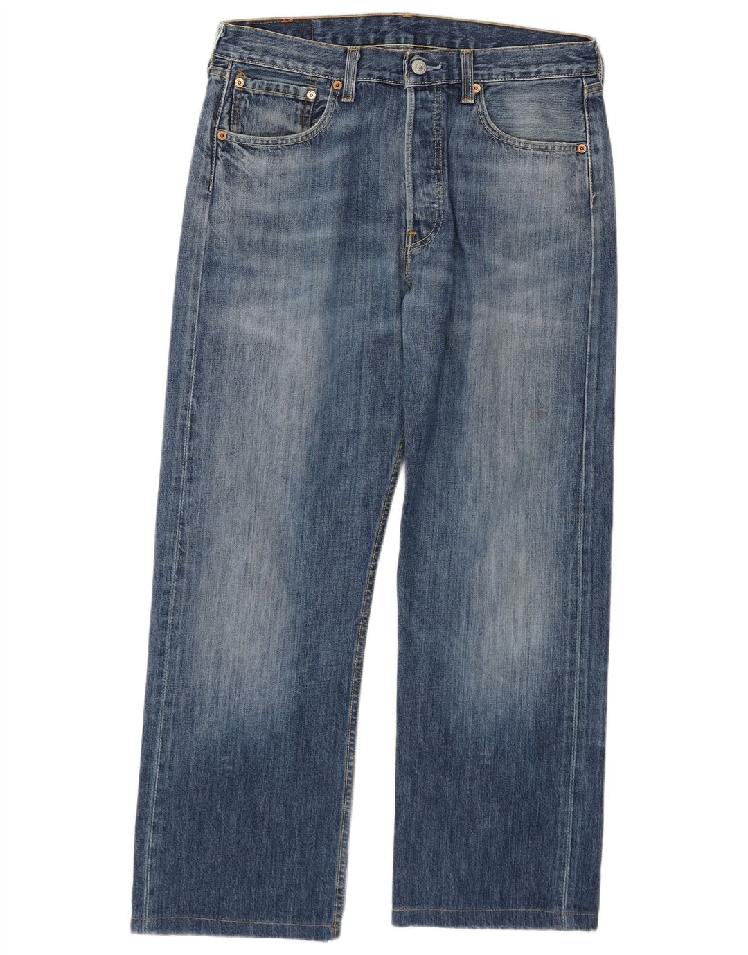 Blugi drepti pentru bărbați Levi's 501 W33 L27 Albastru