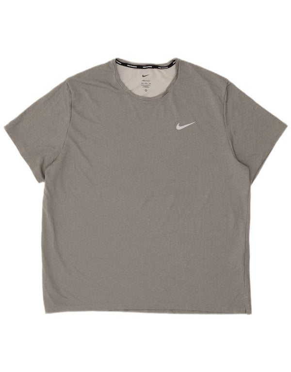 Tricou pentru bărbați NIKE Dri Fit Top XL poliester gri