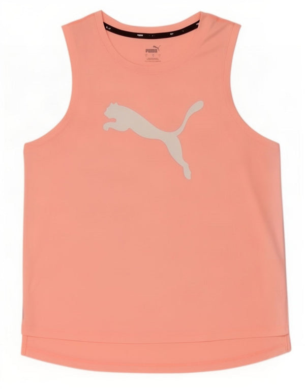 Top cu vestă grafică pentru femei Puma UK 16, mare, roz, poliester