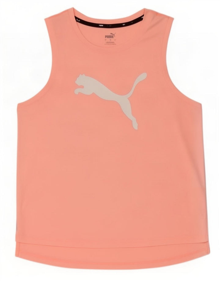 Top cu vestă grafică pentru femei Puma UK 16, mare, roz, poliester