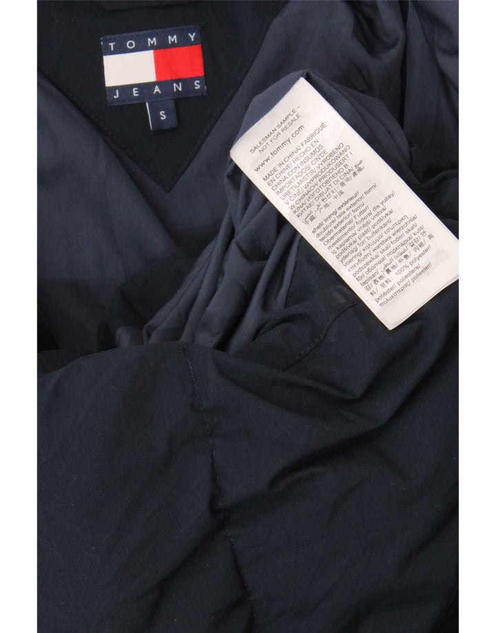 Palton căptușit supradimensionat pentru femei Tommy Hilfiger UK 10 Poliester bleumarin mic