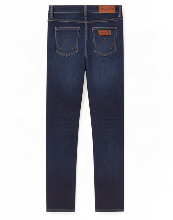 Blugi Wrangler pentru femei Stomper Slim W30 L31 Bumbac bleumarin