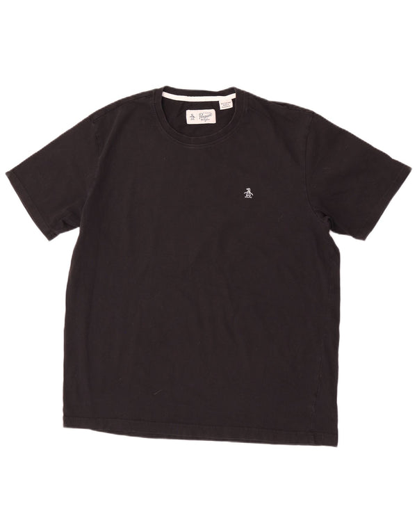 Tricou pentru bărbați Pinguin Top XL Bumbac negru