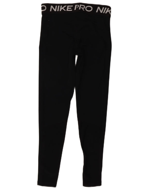 Leggings grafic Nike pentru femei UK 14 Poliester mediu negru