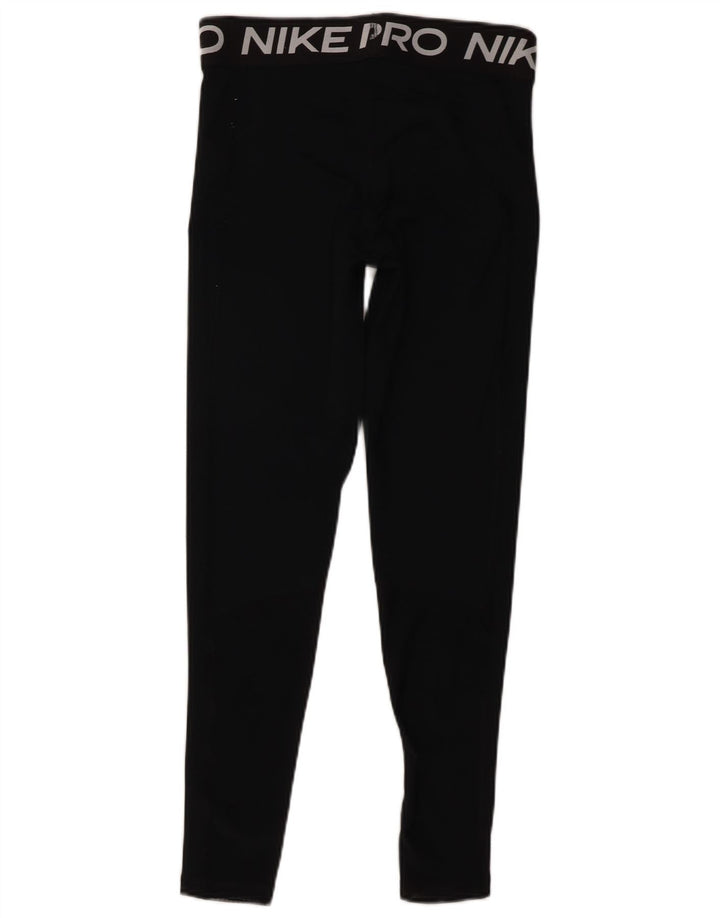 Leggings grafic Nike pentru femei UK 14 Poliester mediu negru