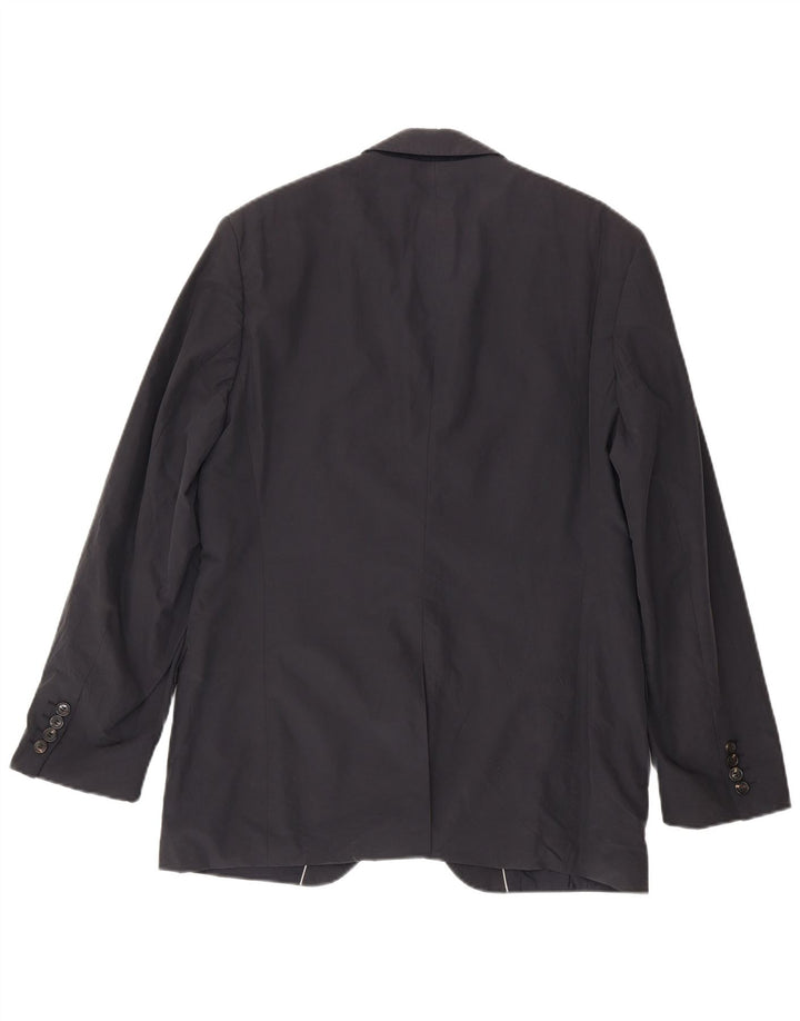 Blazer pentru bărbați Hugo Boss, cu 2 nasturi, EU 50, bumbac mare, gri
