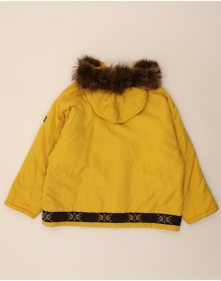 Jachetă Napapijri pentru bărbați Voyage Windbreaker UK 40, mare, galbenă din poliamidă