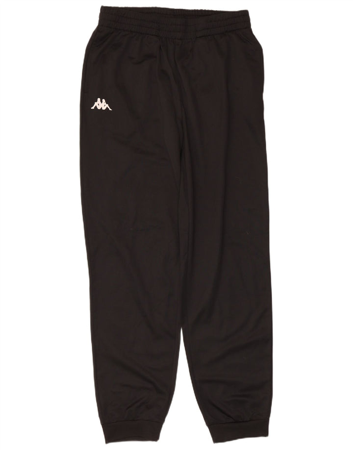 KAPPA Mens Tracksuit Trousers Joggers Large  Black Polyester