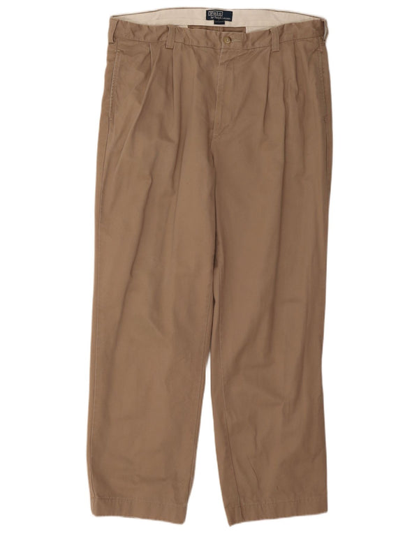 Polo Ralph Lauren Pantaloni Chatfield pentru bărbați Pantaloni chino cu fixare L38 L30 maro