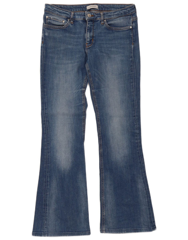 Blugi evazați pentru femei Zara EU 40 Medium W30 L30 Albastru