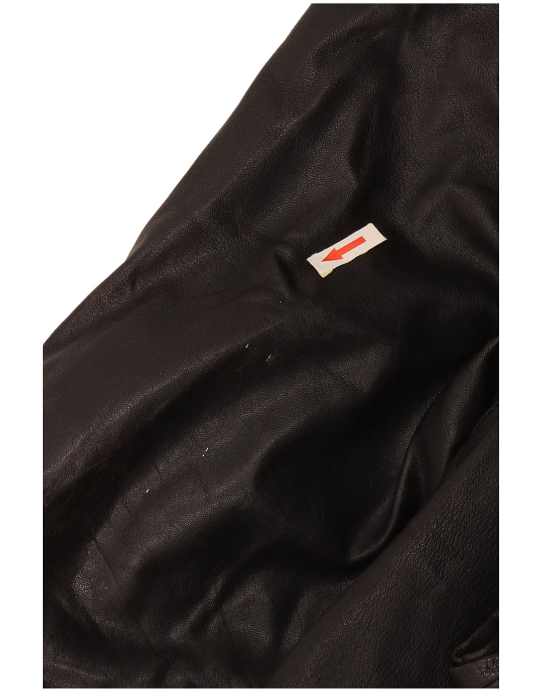 Jachetă din piele dublu pentru bărbați vintage UK 42 XL negru