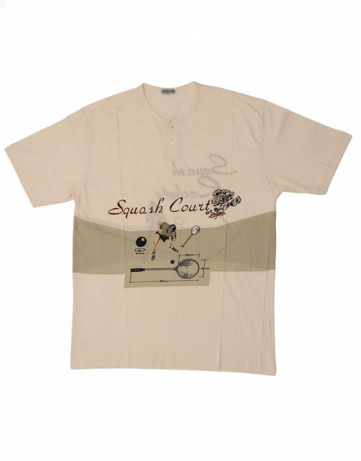 Tricou grafic pentru bărbați Cacharel Top Large White