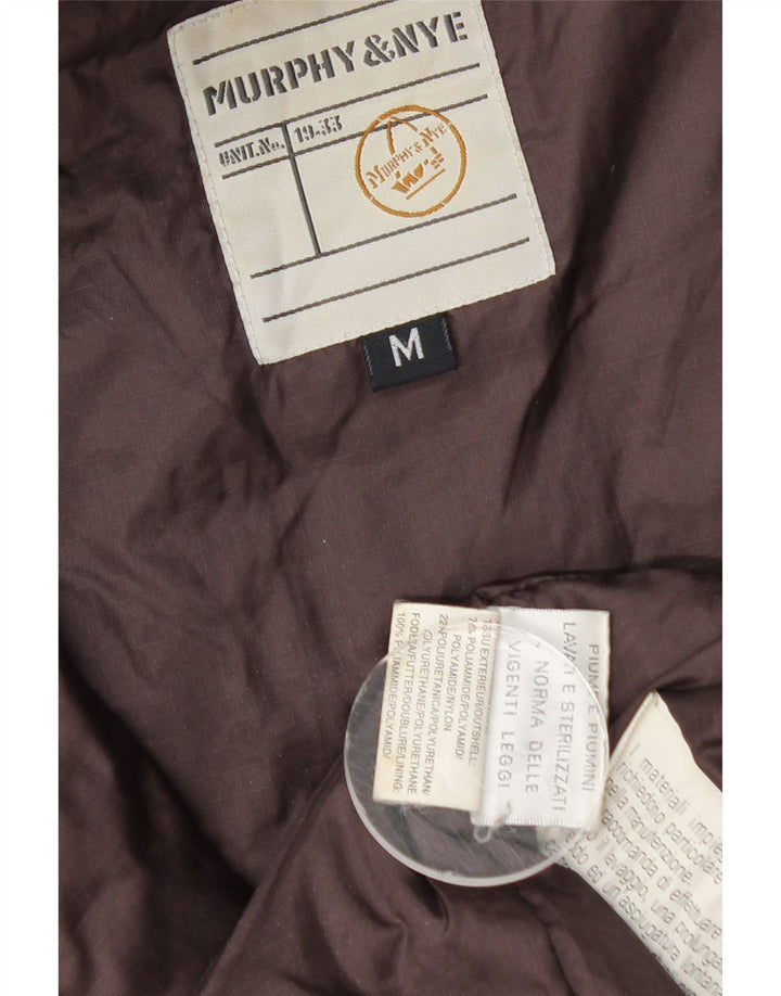 Jachetă căptușită cu glugă pentru bărbați Murphy & Nye UK 38 Nylon roșu mediu